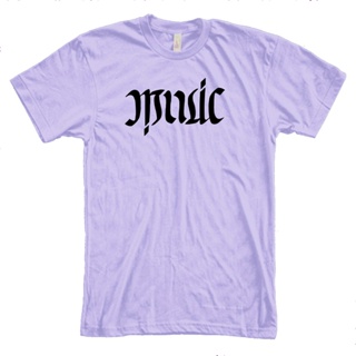 เสื้อโอเวอร์ไซ - MRL พิมพ์ Ambigram เพลง Tshirt เสื้อ Unisex กิลแดนผ้าฝ้ายอิลลูมินาติ Tatoo ศิลปะกล