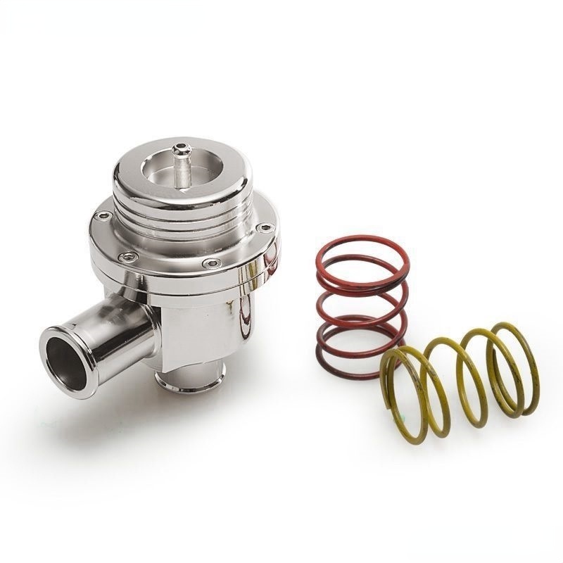 วาล์วปิดเครื่อง 25MM BOV (4bar) สําหรับ VW สีเงิน (สปริง 2 อัน เป็น 14PSI และ 7PSI)