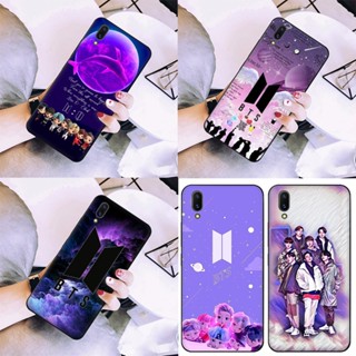 เคสโทรศัพท์มือถือ ลายโลโก้ Bts สีม่วง สําหรับ Vivo Y53S Y66 Y67 V5S V5 Lite V7 Plus Y79 V9 Y75 Y89 Y73 2021 V21E 4G Y70S Y51S Y70T 22Mia