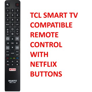 Huayu RM-L1508+ TCL รีโมตคอนโทรลสมาร์ททีวี พร้อมปุ่ม Netflix