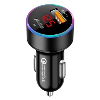 NEWMINE ที่ชาร์จในรถ PD20W+QC22.5W Car Charger ชาร์จเร็ว usb car charger quick charge 2ช่อง usb