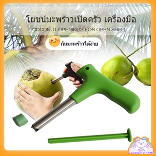 ที่เปิดมะพร้าว ุปกรณ์เปิดมะพร้า ที่เจาะมะพร้าว สแตนเลสทนทาน เครื่องมือห้องครัว