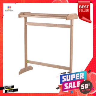 ราวพาดผ้าไม้ยางพารา 4 เส้น สีธรรมชาติ PLIMTOWEL RACK WOODEN 4 BARS NATURAL PLIM