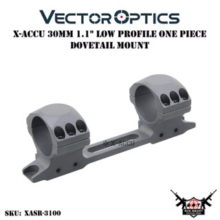 X-ACCU 30MM 1.1" LOW PROFILE ONE PIECE DOVETAIL MOUNT