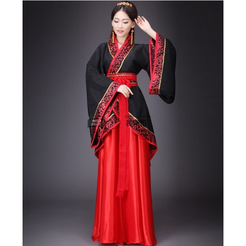 เสื้อผ้าคอสเพลย์  Hanfu National Chinese Dance Costume Men Ancient Cosplay Traditional Chinese Clothing for Women Hanfu #4