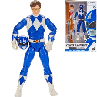 ของเล่นฟิกเกอร์ Power Rangers Hasbro Lightning Collection Mighty Morphin Blue Ranger 6 นิ้ว พรีเมี่ยม พร้อมอุปกรณ์เสริม