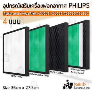 Qbags - ไส้กรอง Philips FY1410 / FY1413 ฟิลเตอร์ กรองฝุ่น - Replacement filter Philip AC1215 / AC1212 / AC1216 / AC1210