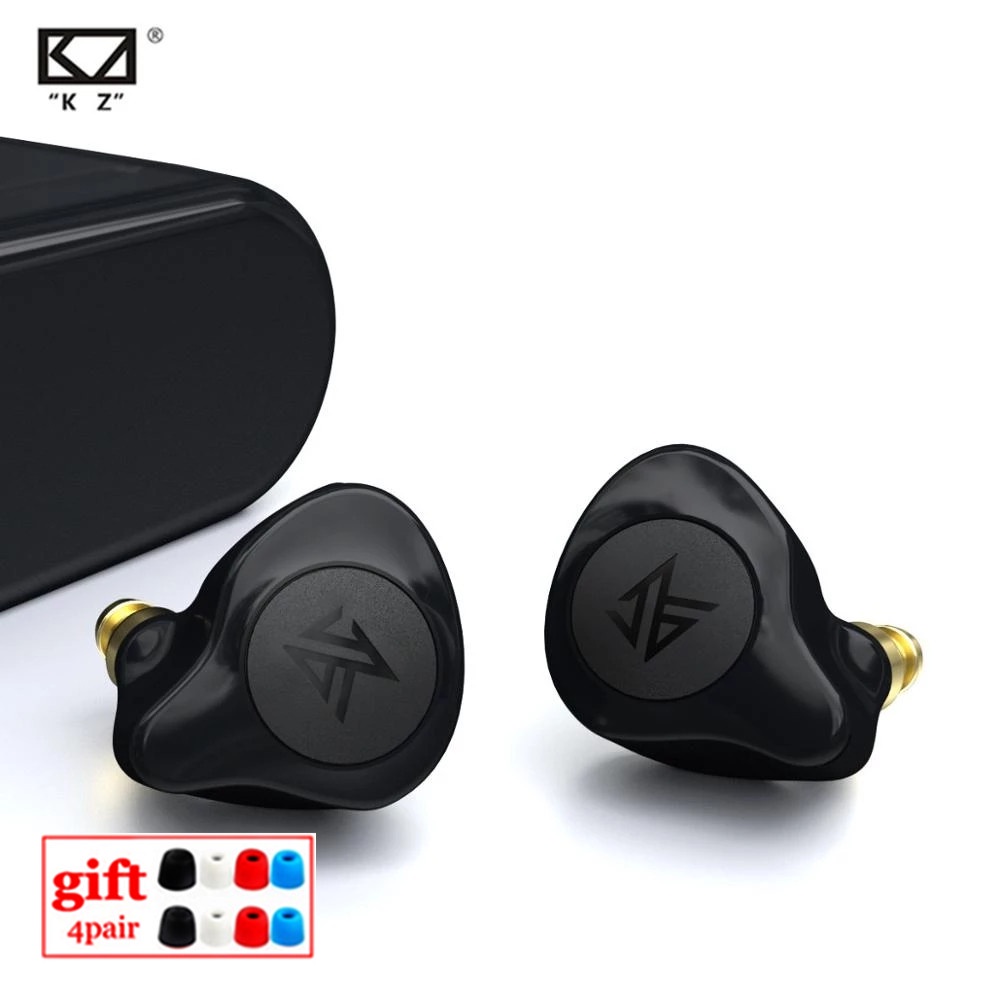 KZ S2 1DD 1BA Hybrid TWS True Wireless Bluetooth v5.0 Earphones Game Earbuds Touch Control Noise Cancelling Sport Headse