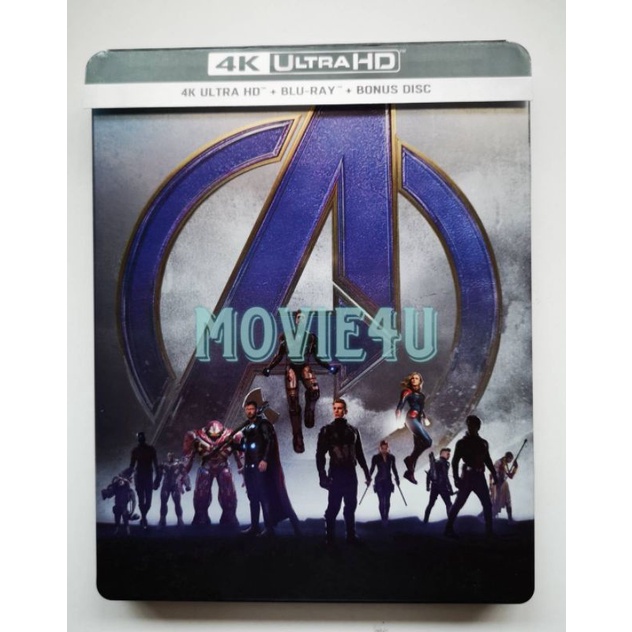 AVENGERS​ ENDGAME 4K BLU-RAY​ STEELBOOK​