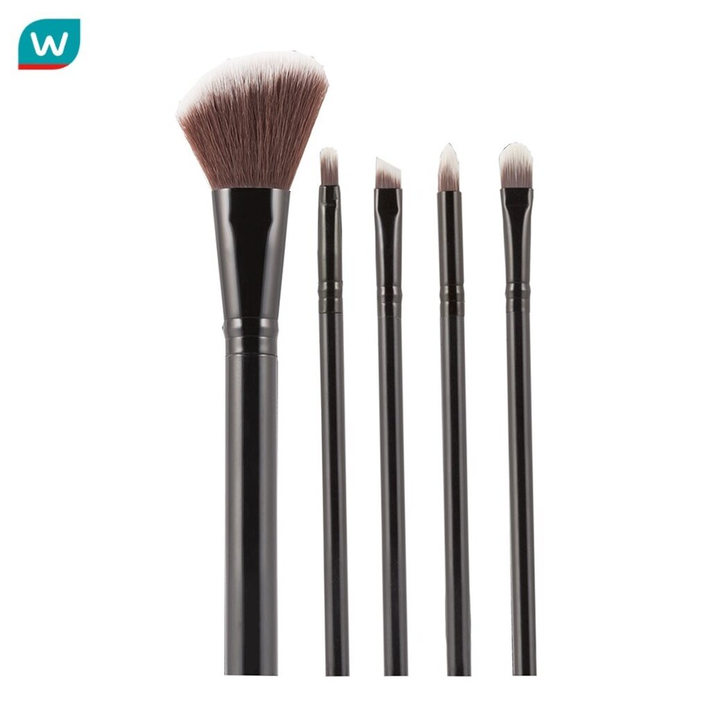 Ashley แอชลี่ย์ แมททีเรียล บรัช เซต 5ชิ้น 02 แบล็ค