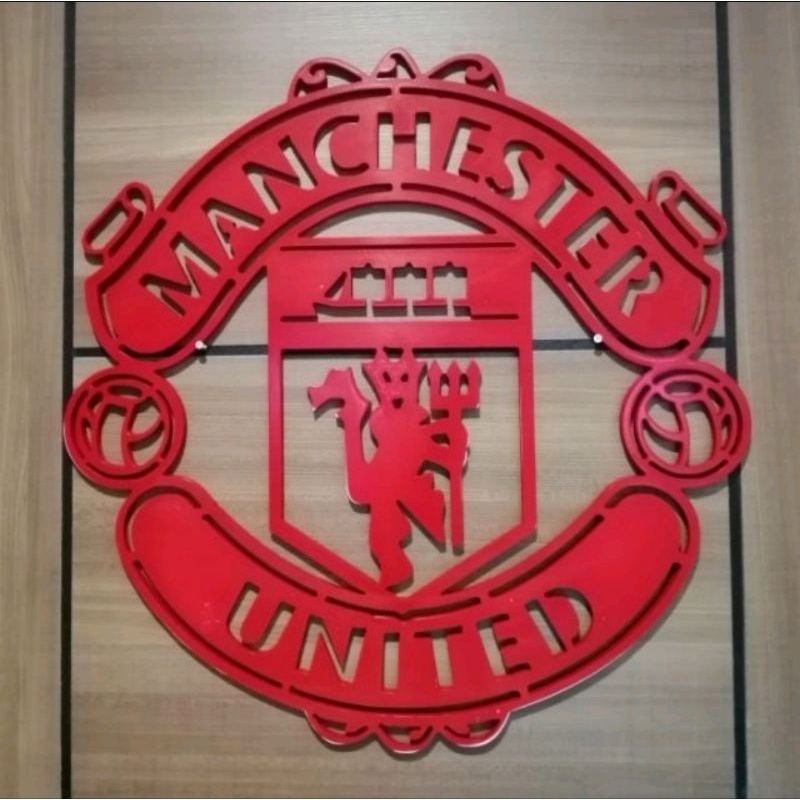 โลโก้แมน ยู ขนาด 40 cm  ป้ายบ้านเลขที่ Man U Logo Man U