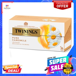 ทไวนิงส์ เพียว คาโมมาย เอเชีย 1ก.X25ซองTWININGS PURE CAMOMILE ASIA 1G.X25S.