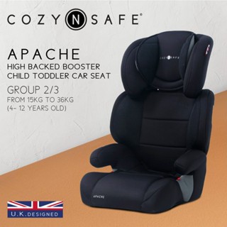 COZY N SAFE คาร์ซีทรุ่น APACHE CAR SEAT – BLACK/GREY