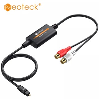 Neoteck Digital to Analog audio Converter 192KHz DAC Optical to RCA SPDIF Toslink