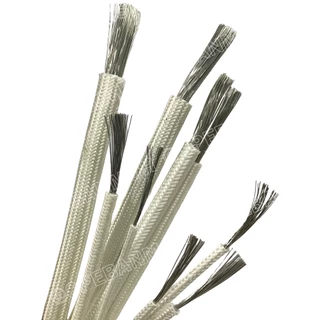 [ 1 เมตร ] AGPR 2.5 mm² Fiberglass Braided Silicone Wire สายทนความร้อน สายฮีทเตอร์ ทนความร้อน สายไฟทนความร้อน Heater ...