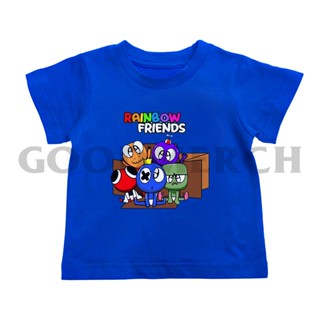 เสื้อยืด ลาย Rainbow FRIENDS สําหรับเด็กผู้หญิง และผู้ชาย