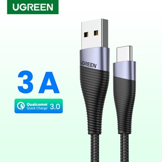 Ugreen Type C สายเคเบิล 3A ชาร์จเร็ว USB C สายเคเบิลข้อมูล สําหรับ Samsung S8 S9