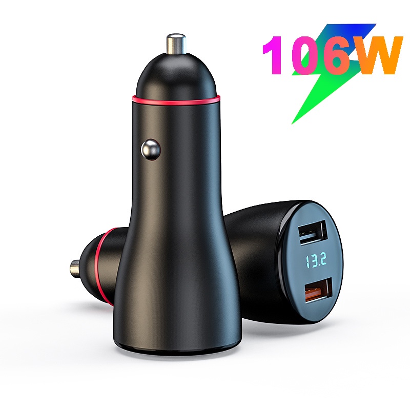 66W SuperCharge Car Charger   40W / 22.5W SCP Fast Car Charging For HUAWEI Mate 40 30 20X 10 P40 Pro  P30 P20 Nova 8 7i