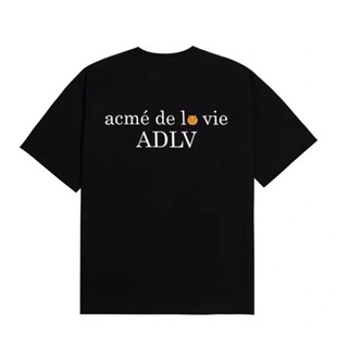 แฟชั่นยูนิเซ็กซ์■(คลังสินค้าพร้อม) เคาน์เตอร์แฟชั่นแบรนด์ Adlv แขนสั้นเสื้อยืด Kakao Friends Co แบรนด์การ์ตูนโดนัทผู้ชาย