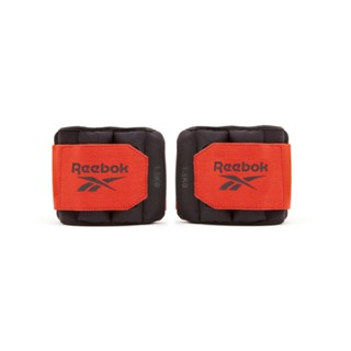 Reebok สายรัดข้อเท้าถ่วงน้ำหนัก - 1.5 กก. (สีดำ/แดง) 1 คู่  (Flexlock Ankle Weights - 1.5Kg)