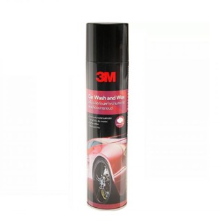 3M Car wash &amp; wax ผลิตภัณณ์ล้างรถและเคลือบเงา 600ml สูตรโฟม ไม่ต้องใช้น้ำ โฟมล้างรถ ล้างรถ