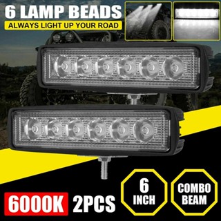 2 x 6 นิ้ว 36 w ไฟ LED รถบรรทุกไฟตัดหมอกรับไฟหลังคา