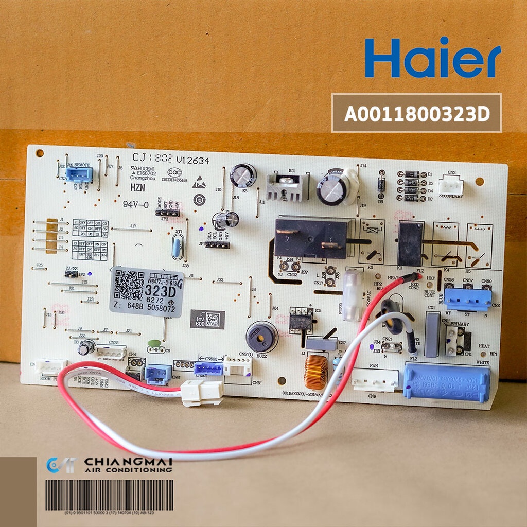 A0011800323D แผงวงจรแอร์ Haier แผงบอร์ดแอร์ไฮเออร์ แผงบอร์ดคอยล์เย็น รุ่น HSU-10CNB03T, YORK YFHFXC0