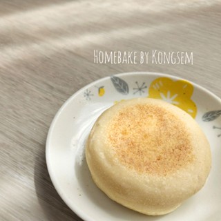 English muffin ขนมปังยีสต์ข้าว (รสดั้งเดิม) #อิงลิชมัฟฟิน #ขนมปังยีสต์ธรรมชาติ #ขนมปังโฮมเมดเพื่อสุขภาพ #HomemadeBread