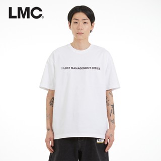 LMC Lost City เสื้อยืดคู่มาตรฐานขนาดเล็กที่เรียบง่ายแขนสั้นฤดูร้อนใหม่อินเทรนด์แบรนด์ผ้าฝ้ายแขน E5g