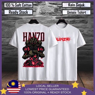 เสื้อยืด ผ้าฝ้าย 100% พิมพ์ลาย Hanzo Ninja Is Here Baju สําหรับผู้ชาย และผู้หญิง