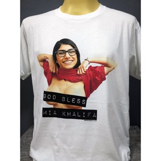 เสื้อวงนำเข้า God Bless Mia Khalifa Adult 18+ Style Vintage T-Shirt