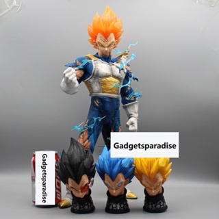 ฟิกเกอร์ PVC อนิเมะ Dragon Ball Z GK Super Saiyan Vegeta ขนาด 43 ซม. พร้อมไฟ