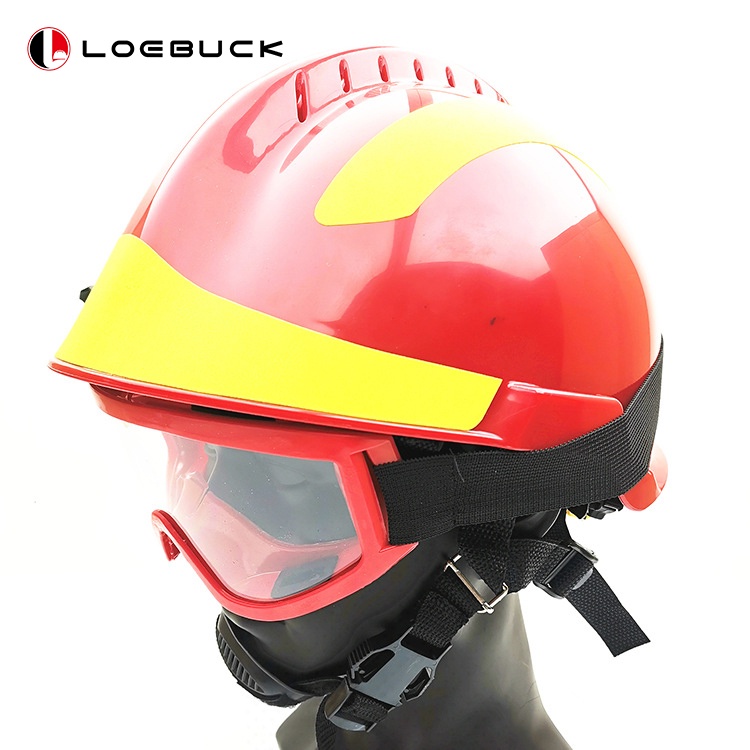 Loebuck F2 หมวกกันน็อคกู้ภัย นักดับเพลิง หมวกกันน็อคฉุกเฉิน แว่นตาป้องกันไฟ