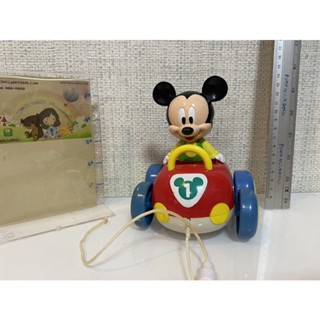 รถMickey mouse Combi ลากจูง มีเสียง งานวินเทจ ของแท้ สภาพ95%