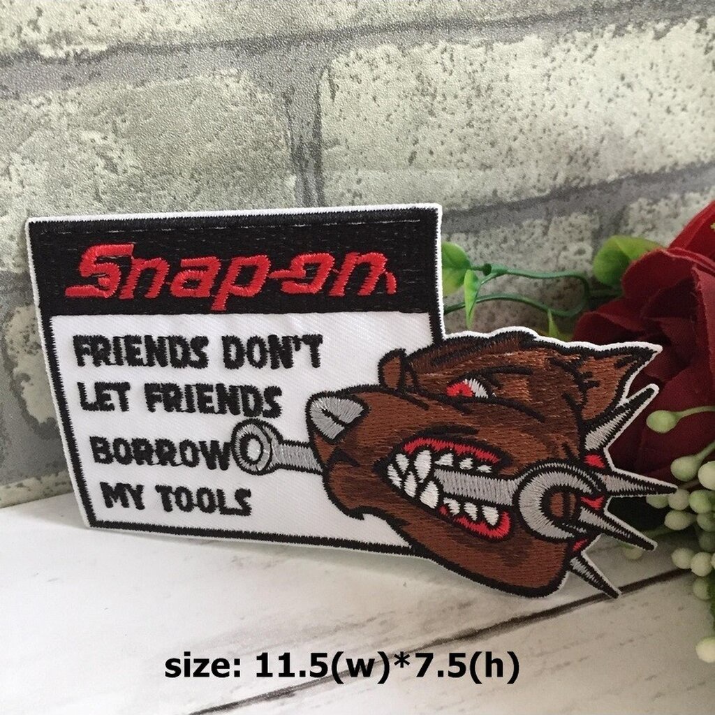 Snap-on ตัวรีดติดเสื้อ อาร์มรีด อาร์มปัก ตกแต่งเสื้อผ้า หมวก กระเป๋า แจ๊คเก็ตยีนส์ Racing Embroidered Iron on Patch