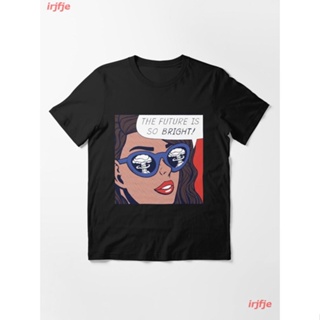 2022 Pop Optimism Girl Essential T-Shirt เสื้อยืด ดพิมพ์ลาย ดผ้าเด้ง คอกลม cotton แฟชั่น discount Unisex