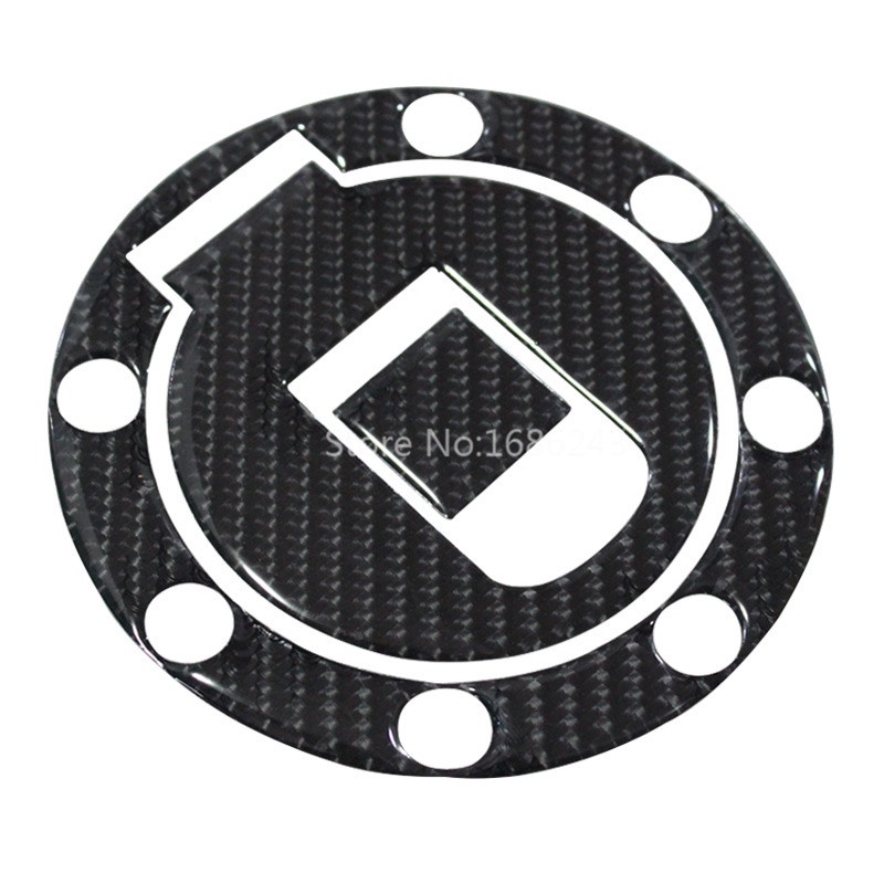 Carbon Fiber Gas Cap Cover Sticker Decals For YAMAHA YZF R6 YZF600R YZF1000R FZR400 XJR1200 Motorcyc