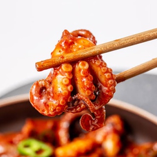 พร้อมส่ง 양념쭈꾸미 หมึกยักผัดซอสเผ็ด(จุ๊กึมี) Spicy Grilled Baby Octopus(Jjukkumi Gui) 500g