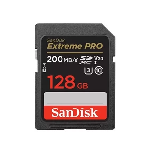 SANDISK 128 GB SD CARD (เอสดีการ์ด) EXTREME PRO SDXC UHS-I CARD (SDSDXXD-128G-GN4IN)