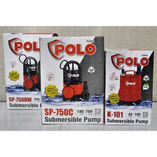 POLO K-101 เครื่องสูบน้ำแบบจุ่ม   1" K-101 100W /  1 1/2" SP-750DW  /  1 1/2" SP-750C