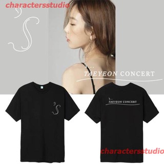 charactersstudio New SNSD TAEYEON S CONCERT TSHIRT เสื้อผ้าวัยรุ่นแฟชั่นเกาหลี คอกลม สตรีท สไตล์เกาหลี sale