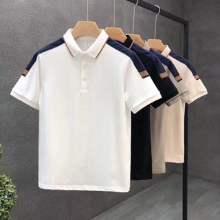 Baju Polo Lelaki Baju Tshirt Lelaki เสื้อโปโลผู้ชาย Hongwillyang MENS Polo Shirt High Hanycom ผ้าฝ้าย 70% และ Hanycom 30% 801u