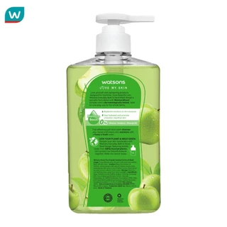 Watsons วัตสัน เลิฟ มาย สกิน กรีนที แอนด์ แอปเปิ้ล เซ็นทิด เจล แฮนด์ วอช 500มล.
