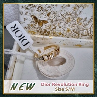 [สอบถามก่อนกดซื้อ]​ แท้​ 💯 New Dior Revolution​ Ring Size S/M