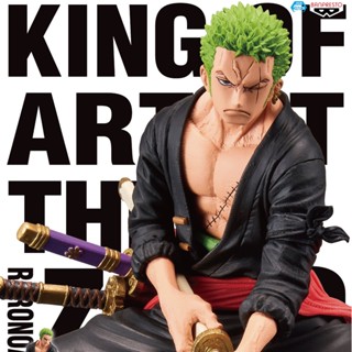 Zoro Wano ของแท้ JP แมวทอง - King of Artist Banpresto [โมเดลวันพีช]