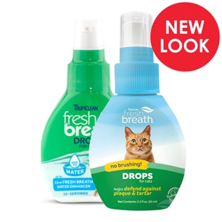 fresh breath DROPS น้ำยาผสมน้ำดื่ม ลดการเกิดคราบหินปูน กำจัดกลิ่นปาก สำหรับแมว ยังไม่มีคะแนน