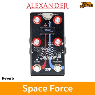 Alexander Pedal Space Force Reverb เอฟเฟคกีต้าร์ รีเวิร์บ พร้อมจอ OLED