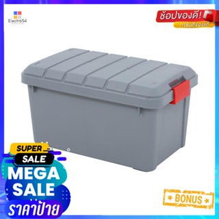 กล่องเก็บของ STACKO VIRA 60 ลิตร 61x37x33 ซม. สีเทาSTORAGE BOX STACKO VIRA 60L 61X37X33CM GREY