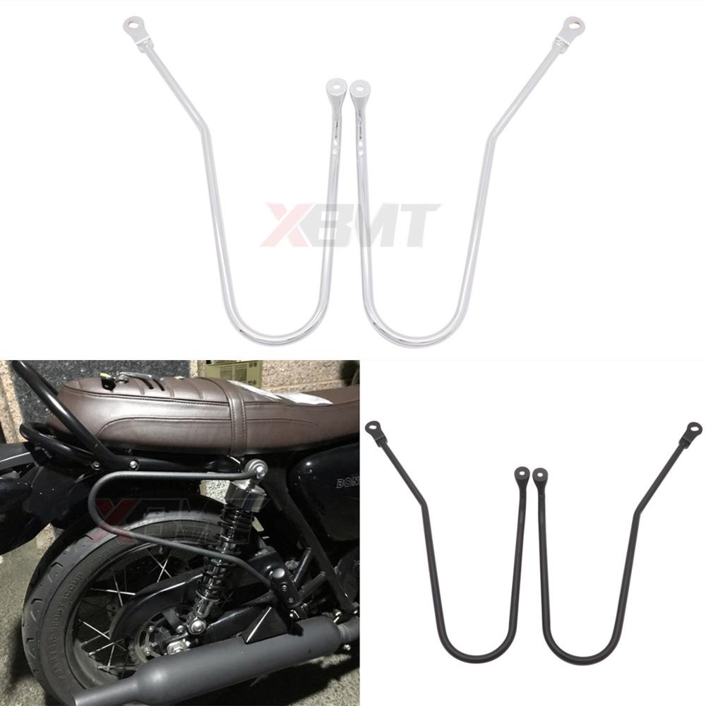 Motorcycle Saddlebag Support Bracket Side Mount For Triumph Bonneville T120 T100 Thruxton 1200