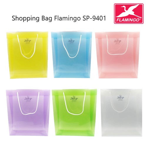 FLAMINGO Shopping Bag SP-9401 ถุงพลาสติกช้อปปิ้งใส่ของ พลาสติกหนาใส
